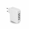 Platinet USB Φορτιστής με 4 Θύρες USB 4.9A για 5V Συσκευές Λευκό PLCUSB4 Platinet USB Φορτιστής με 4 Θύρες USB 4.9A για 5V Συσκευές Λευκό PLCUSB4